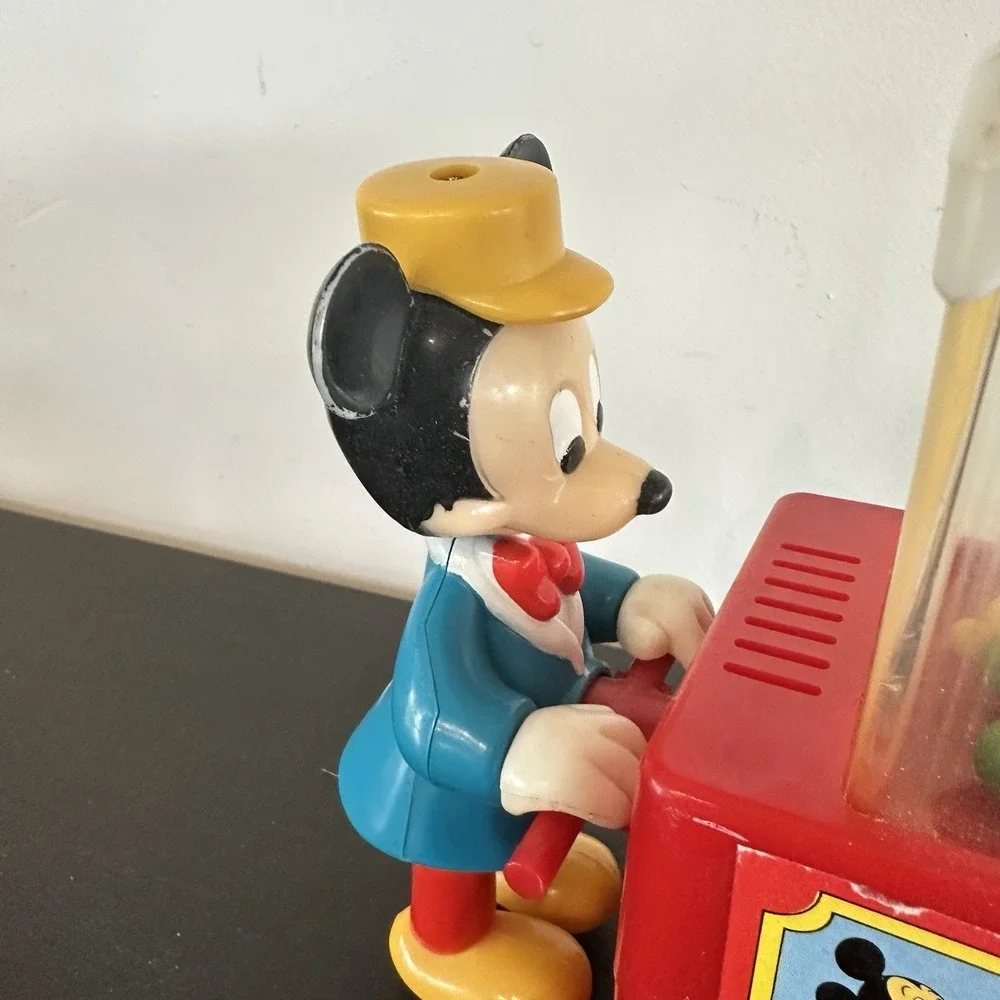 Vintage Mickey Mouse‎ Musical Corn Popper Toy Lights Up Only Disney